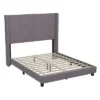 Emma And Oliver Upholstered Platform Bed With Vertical Channel Stitch Detail And Engineered Wood Frame - No Box Spring Required 2 Emma And Oliver Upholstered Platform Bed With Vertical Channel Stitch Detail And Engineered Wood Frame - No Box Spring Required -Bedroom Home Store GUEST 01084634 7d72 4a1a b8d8 69eae0634bbd