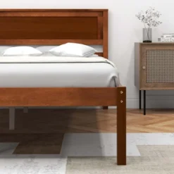 Costway Full/Queen/Twin Size Wooden Platform Bed Frame With Headboard Mattress Foundation Walnut 21 Costway Full/Queen/Twin Size Wooden Platform Bed Frame With Headboard Mattress Foundation Walnut -Bedroom Home Store GUEST 01c6f1c2 c74e 46c2 a3a2 ec313faf2af2