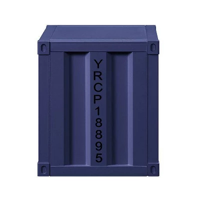 20" Cargo Nightstands Blue - Acme Furniture 5 20" Cargo Nightstands Blue - Acme Furniture - Image 3