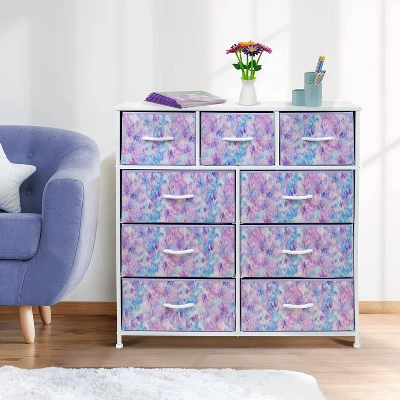 Sorbus Drawer Dresser For Bedroom Home Purple 4 Sorbus Drawer Dresser For Bedroom Home Purple - Image 2
