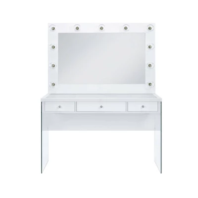 2pc Jayden Vanity Set White - Picket House Furnishings 4 2pc Jayden Vanity Set White - Picket House Furnishings - Image 2