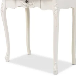 2pc Macsen Wood Vanity Set With Adjustable Mirror White - Baxton Studio 18 2pc Macsen Wood Vanity Set With Adjustable Mirror White - Baxton Studio -Bedroom Home Store GUEST 0610e8ac 9576 4048 ae04 e638d5c242aa