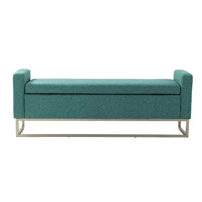 Jorge 59.1" Wide Storage Bench | ARTFUL LIVING DESIGN 6 Jorge 59.1" Wide Storage Bench | ARTFUL LIVING DESIGN - Image 4