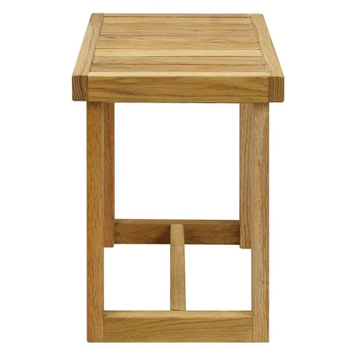 18"H Solid White Oak Mini Bench - Flora Home 4 18"H Solid White Oak Mini Bench - Flora Home - Image 2
