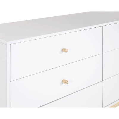 60" 6 Drawer Double Dresser - Alaterre Furniture 8 60" 6 Drawer Double Dresser - Alaterre Furniture - Image 6