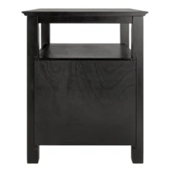 Timber Nightstand Black - Winsome 12 Timber Nightstand Black - Winsome -Bedroom Home Store GUEST 0aa05ab1 3fbb 433b a831 4c8ae910ad19