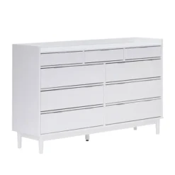 Mid-Century Modern Solid Wood 9 Drawer Horizontal Dresser - Saracina Home 23 Mid-Century Modern Solid Wood 9 Drawer Horizontal Dresser - Saracina Home -Bedroom Home Store GUEST 0b48733e 6e99 4e9f 9b7c 01a58b239330