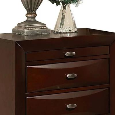 Ireland I Storage Nightstand Espresso Finish - Acme Furniture 7 Ireland I Storage Nightstand Espresso Finish - Acme Furniture - Image 5