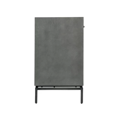Ashton Marble Top Nightstand Table Gray - Finch 6 Ashton Marble Top Nightstand Table Gray - Finch - Image 4