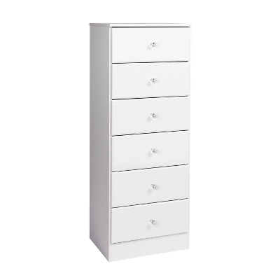 Astrid 6 Drawer Tall Chest - Prepac 3 Astrid 6 Drawer Tall Chest - Prepac