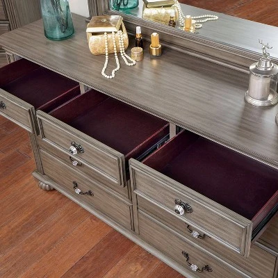 6pc Pennings Traditional Bedroom Set Gray - HOMES: Inside + Out 12 6pc Pennings Traditional Bedroom Set Gray - HOMES: Inside + Out - Image 10