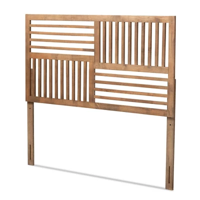 Adler Wood Headboard Walnut - Baxton Studio 8 Adler Wood Headboard Walnut - Baxton Studio - Image 6