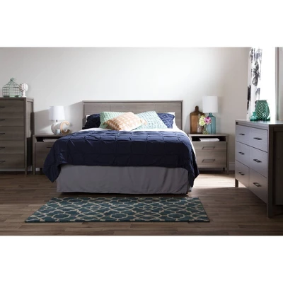 Gravity 6 Drawer Double Dresser And 2 Drawer Nightstand Gray Maple - South Shore 4 Gravity 6 Drawer Double Dresser And 2 Drawer Nightstand Gray Maple - South Shore - Image 2