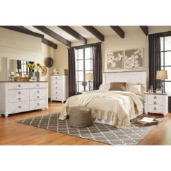 Full/Queen Willowton Panel Headboard Whitewash - Signature Design By Ashley 20 Full/Queen Willowton Panel Headboard Whitewash - Signature Design By Ashley -Bedroom Home Store GUEST 124ff630 b641 478f 92ca 2c54ff547bc4