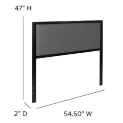 Merrick Lane Headboard Upholstered Headboard With Metal Frame And Adjustable Rail Slots 18 Merrick Lane Headboard Upholstered Headboard With Metal Frame And Adjustable Rail Slots -Bedroom Home Store GUEST 126139dd 85a6 4fa8 9b58 f558121fefc6