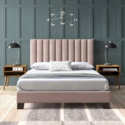 Queen Colbie Upholstered Platform Bed With Nightstands - Picket House Furnishings 21 Queen Colbie Upholstered Platform Bed With Nightstands - Picket House Furnishings -Bedroom Home Store GUEST 12dd9af2 0582 4844 914a e34e0696a0db