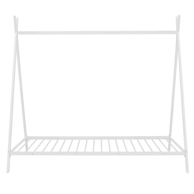 Metal Floor Play House Bed With Slat Tent Bed Frame-ModernLuxe 7 Metal Floor Play House Bed With Slat Tent Bed Frame-ModernLuxe - Image 5