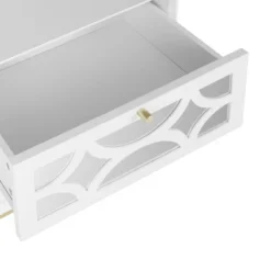 Averina 2 Drawers 45° Splicing White Mirror Front Nightstand With Storage - The Pop Maison 16 Averina 2 Drawers 45° Splicing White Mirror Front Nightstand With Storage - The Pop Maison -Bedroom Home Store GUEST 13cbf054 dc94 488f ae99 063240564463