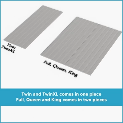 Continental Sleep, 0.75-Inch Vertical Mattress Support Wooden Bunkie Board/Slats With Cover 6 Continental Sleep, 0.75-Inch Vertical Mattress Support Wooden Bunkie Board/Slats With Cover - Image 4