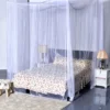 4 Corner Post Bed Canopy Mosquito Net Full Queen King Size Netting Bedding White 2 4 Corner Post Bed Canopy Mosquito Net Full Queen King Size Netting Bedding White -Bedroom Home Store GUEST 15492aee bd94 43fd 8b8d c318fdb70cd1