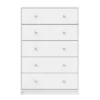 Wood Portland 5 Drawer Chest In White-Tvilum 1 Wood Portland 5 Drawer Chest In White-Tvilum -Bedroom Home Store GUEST 17826b3c 14e9 4121 a5a8 b3f86599d442