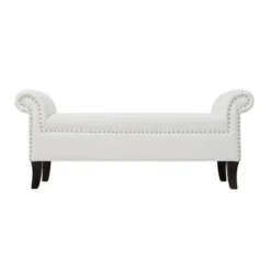 Jennifer Taylor Home Kathy Roll Arm Entryway Accent Bench 27 Jennifer Taylor Home Kathy Roll Arm Entryway Accent Bench -Bedroom Home Store GUEST 1795d2e6 89ee 488a b191 35f72f87126f