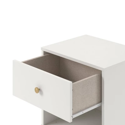 Finley Nightstand White - Novogratz 9 Finley Nightstand White - Novogratz - Image 7