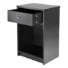 Squamish Nightstand With 1 Drawer - Black - Winsome 2 Squamish Nightstand With 1 Drawer - Black - Winsome -Bedroom Home Store GUEST 18ac43d4 0aac 4ace a747 196a2f9dfa05