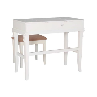 Adler Vanity Set White - Linon 8 Adler Vanity Set White - Linon - Image 7