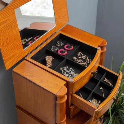 Marie Jewelry Armoire Oak - Powell Company 13 Marie Jewelry Armoire Oak - Powell Company - Image 11