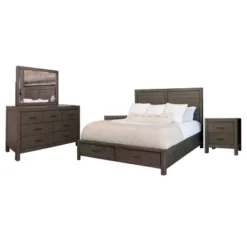 5pc Alix Bedroom Set Gray - Abbyson Living -Bedroom Home Store GUEST 1aab16c3 5adb 42d3 b298 25b7a39dc45a