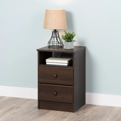 Astrid 2 Drawer Nightstand - Prepac 9 Astrid 2 Drawer Nightstand - Prepac - Image 7