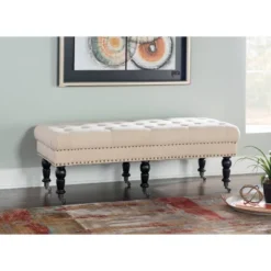 50" Isabelle Bench - Linon 15 50" Isabelle Bench - Linon -Bedroom Home Store GUEST 1d79b0ff 07e8 440d adfc 26369df851e6