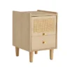 Organnice Natural Style 2-Drawer Nightstand Bed Side Table 2 Organnice Natural Style 2-Drawer Nightstand Bed Side Table -Bedroom Home Store GUEST 1fa5c2c2 72a4 48fe 8f8a b880b85bb889