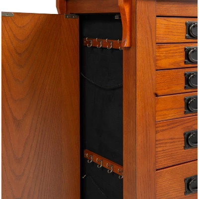 Delia Jewelry Armoire Brown - Powell Company 11 Delia Jewelry Armoire Brown - Powell Company - Image 9