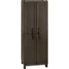 Resin Rattan Wardrobe Cabinet Brown - Inval -Bedroom Home Store GUEST 22479f04 d55e 4f16 8338 7a4a6ec6b11d