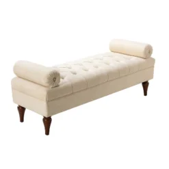 Cecilia Upholstered Bench With Removable Bolster Pillows|ARTFUL LIVING DESIGN 17 Cecilia Upholstered Bench With Removable Bolster Pillows|ARTFUL LIVING DESIGN -Bedroom Home Store GUEST 226cf4dd 8b2a 40c8 94ba 3810a19189ec