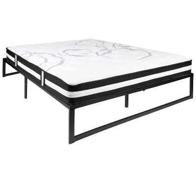 Emma And Oliver 14" Platform Bed Frame & 12" Mattress In A Box - No Box Spring Required 15 Emma And Oliver 14" Platform Bed Frame & 12" Mattress In A Box - No Box Spring Required - Image 13