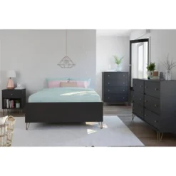 Owen Nightstand Black - Novogratz 13 Owen Nightstand Black - Novogratz -Bedroom Home Store GUEST 22bee5f8 6395 4edb 8619 2c9c9d6d71ea