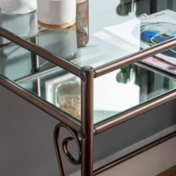 Clarisse Metal Vanity Set Brown - Linon 20 Clarisse Metal Vanity Set Brown - Linon -Bedroom Home Store GUEST 233c17ba c60b 485f bd28 e9807485d2ef