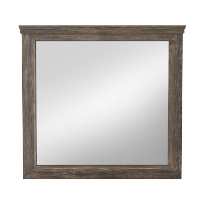 5pc Jacobia Rustic Bedroom Set Gray - HOMES: Inside + Out 7 5pc Jacobia Rustic Bedroom Set Gray - HOMES: Inside + Out - Image 5