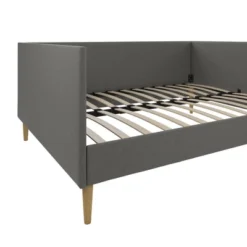 Queen Fabio Mid-Century Daybed Queen Gray Linen - Room & Joy 14 Queen Fabio Mid-Century Daybed Queen Gray Linen - Room & Joy -Bedroom Home Store GUEST 24158b40 2835 45dd a170 6ba841dfa41b