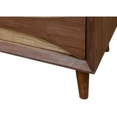 3 Drawer Chest With Contrasting Drawer Panels Walnut - StyleCraft 4 3 Drawer Chest With Contrasting Drawer Panels Walnut - StyleCraft - Image 2