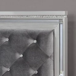 3pc Tenaya Bed With 2 Nightstands Set Silver/Gray - HOMES: Inside + Out 23 3pc Tenaya Bed With 2 Nightstands Set Silver/Gray - HOMES: Inside + Out -Bedroom Home Store GUEST 245965eb 5318 4f8c ad79 e82ce7a8169b