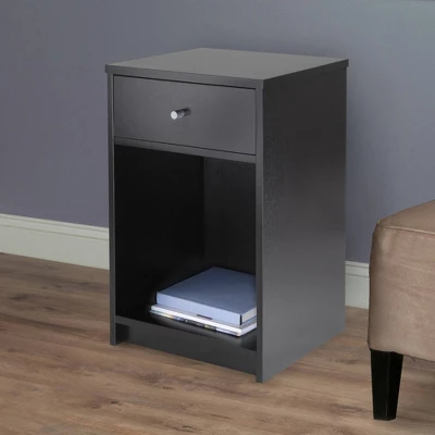 Squamish Nightstand With 1 Drawer - Black - Winsome 7 Squamish Nightstand With 1 Drawer - Black - Winsome - Image 5