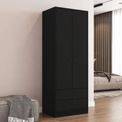 Denmark 2 Door And 2 Drawer Wardrobe - Polifurniture 18 Denmark 2 Door And 2 Drawer Wardrobe - Polifurniture -Bedroom Home Store GUEST 246e356e 61fb 40dd 897b bcc85cfd2ae0