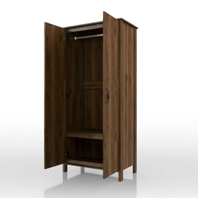 Andreasson Wardrobe Closet Distressed Walnut - HOMES: Inside + Out 11 Andreasson Wardrobe Closet Distressed Walnut - HOMES: Inside + Out - Image 9