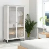 Costway Storage Wardrobe Cabinet Mobile Armoire Closet With Hanging Rod & Adjustable Shelf 1 Costway Storage Wardrobe Cabinet Mobile Armoire Closet With Hanging Rod & Adjustable Shelf -Bedroom Home Store GUEST 24e67a55 518c 46fb b83b 66b9ed930cff