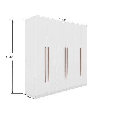 Gramercy Wardrobe Armoire Closet - Manhattan Comfort 5 Gramercy Wardrobe Armoire Closet - Manhattan Comfort - Image 3