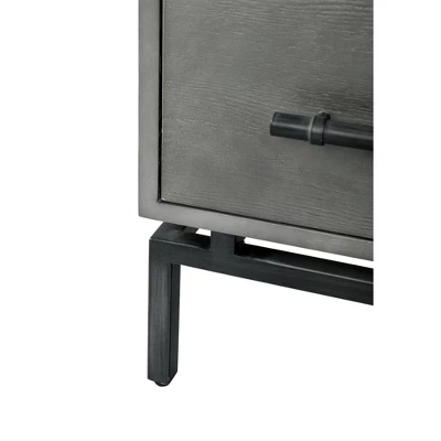 Ashton Marble Top Nightstand Table Gray - Finch 9 Ashton Marble Top Nightstand Table Gray - Finch - Image 7